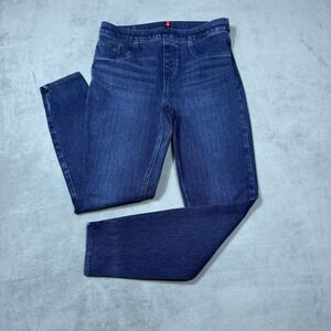 Spanx Denim Leggings Womens M 28x27 Jean-Ish Pull On Skinny Ankle Stretch Boho